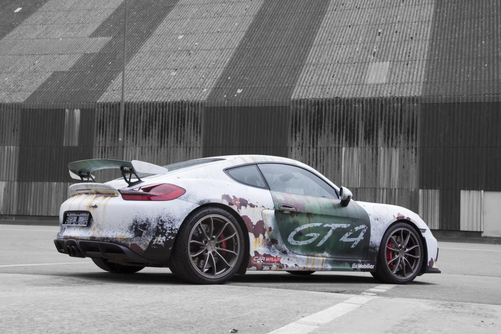 Folierter Porsche